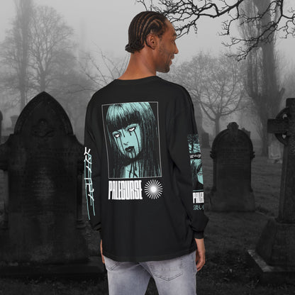 Original Blue Bleeding Girl Long Sleeve